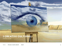 Tablet Screenshot of creativiculturali.it